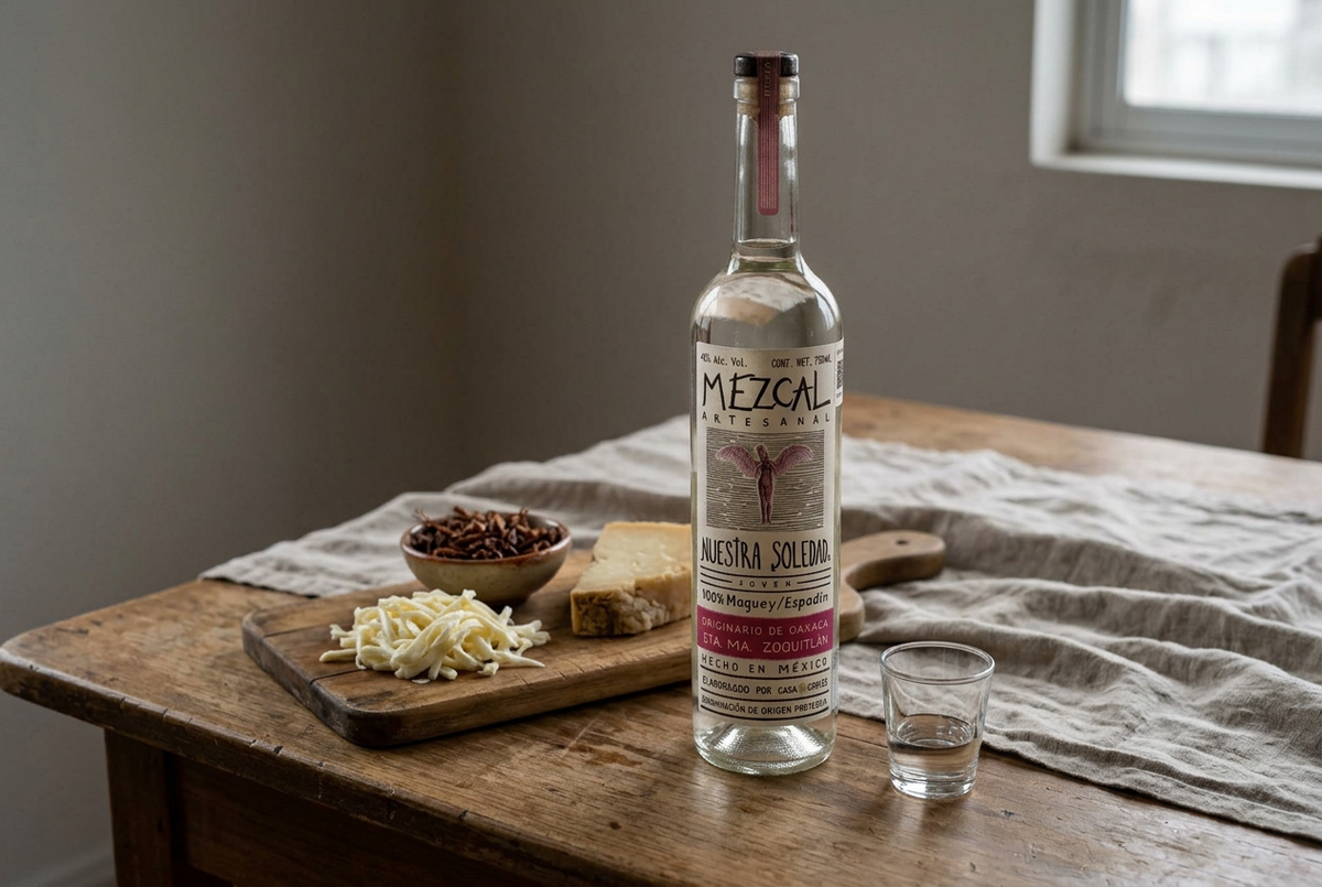 Nuestra Soledad Zoquitlán con quesillo, quesos curados y chapulines