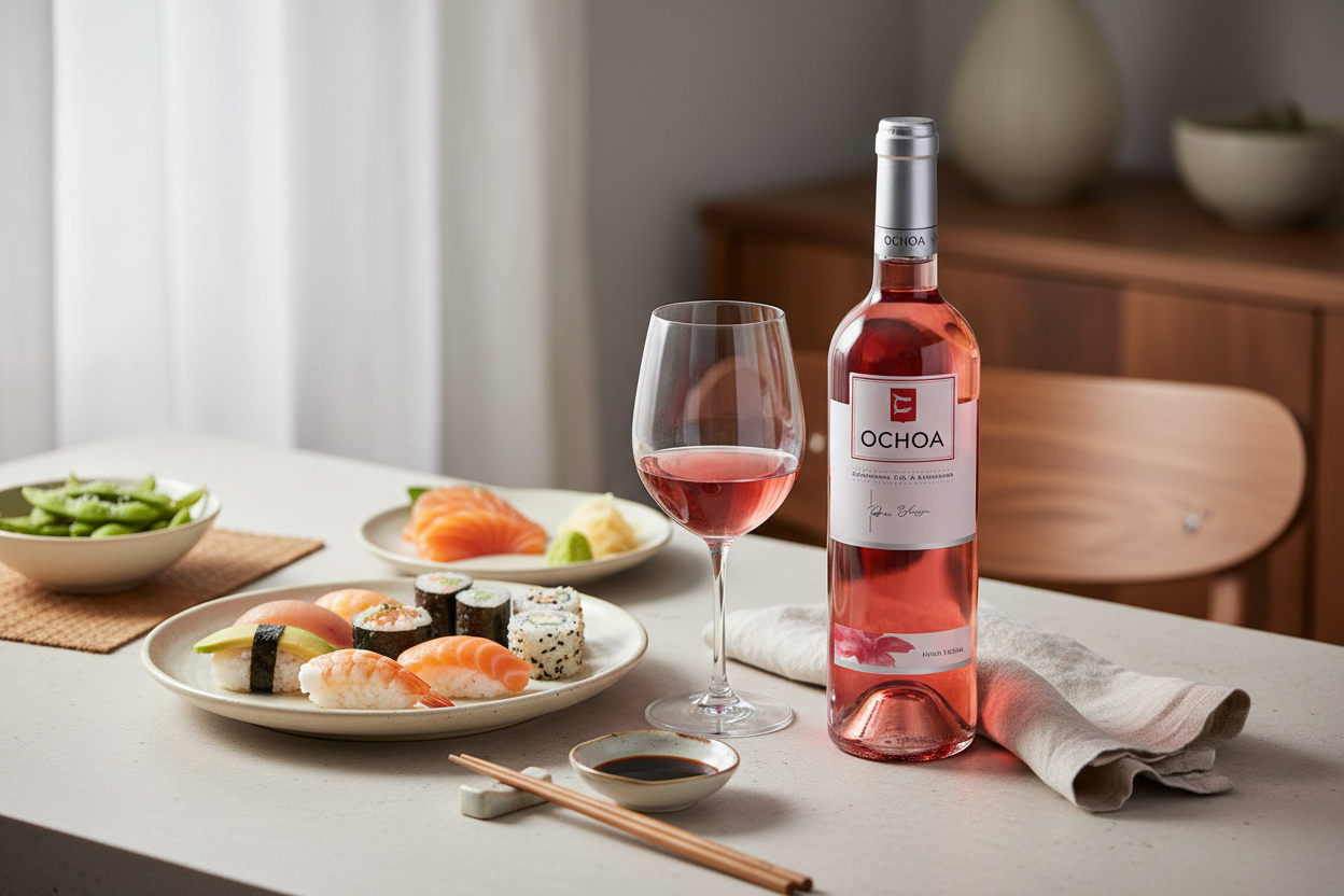 Ochoa de Lágrima Rosado D.O. Navarra - Sushi