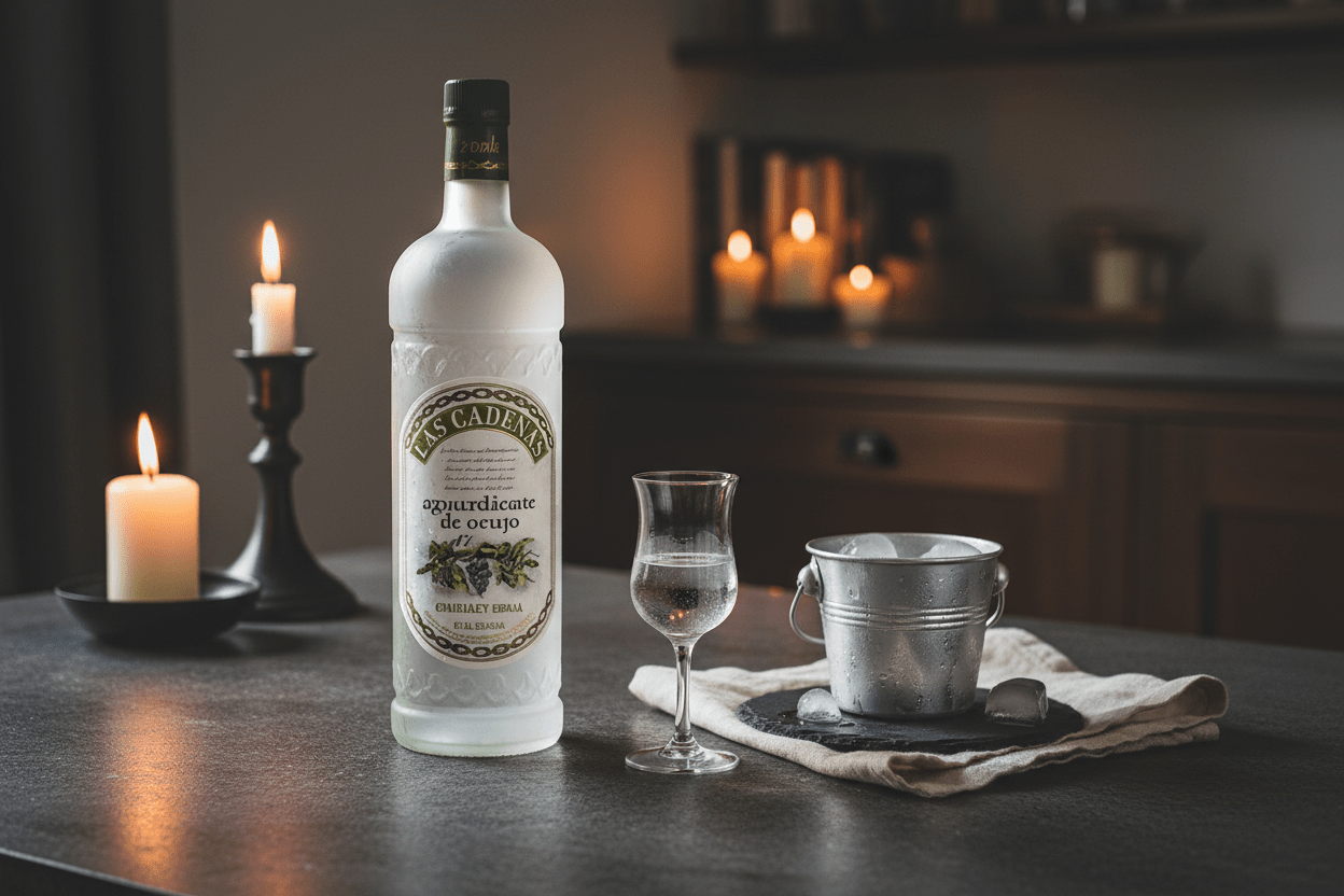 Orujo Blanco Las Cadenas 1L Destilado Tradicional Galicia, España - La Cava