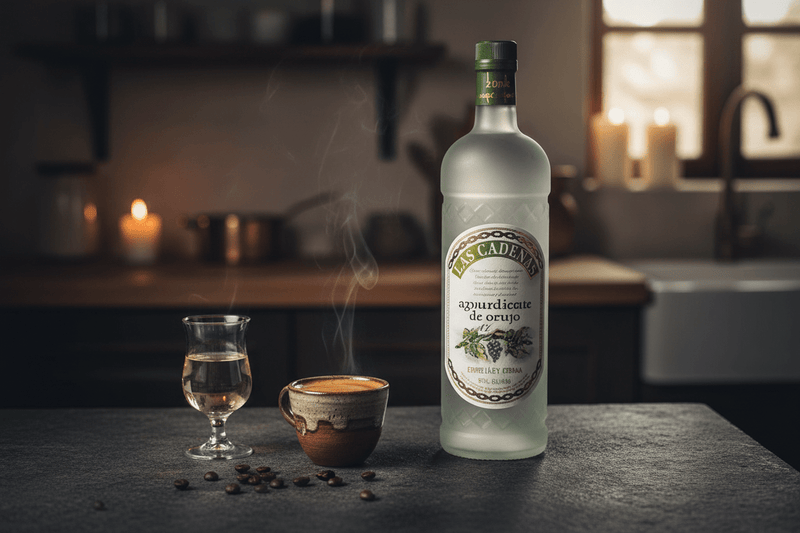 Orujo Blanco Las Cadenas 1L Destilado Tradicional Galicia, España - La Cava