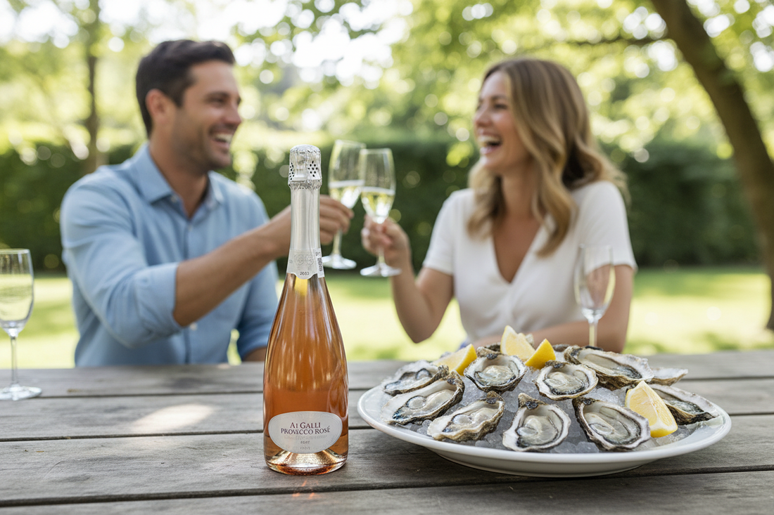 Vino Blanco Espumoso Ai Galli Prosecco Rosé Millesimato Brut Doc - Vino de Italia - La Cava