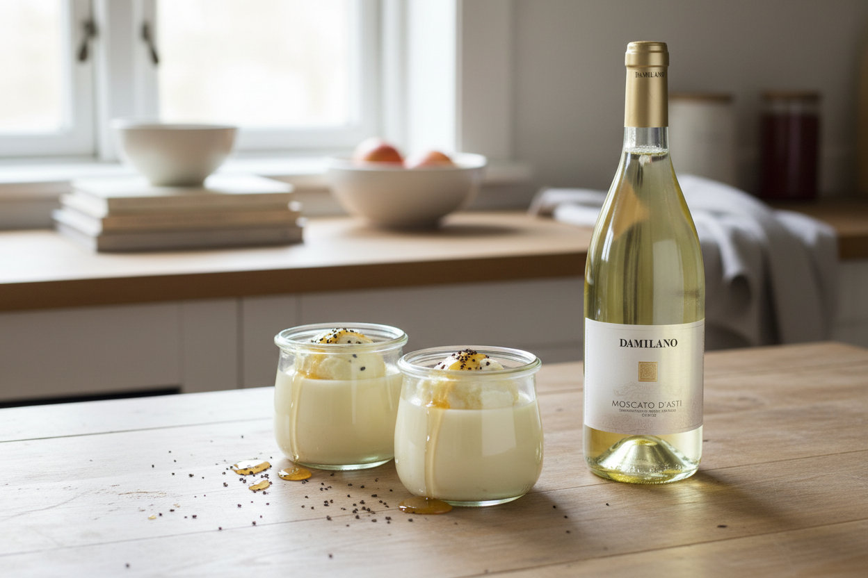 Panna cotta de vainilla