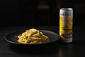 Pasta Alfredo con Chardonnay Courage
