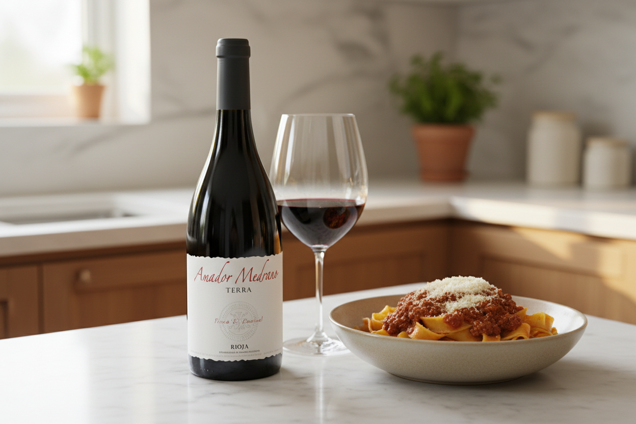 Pasta con Amador Medrano Terra