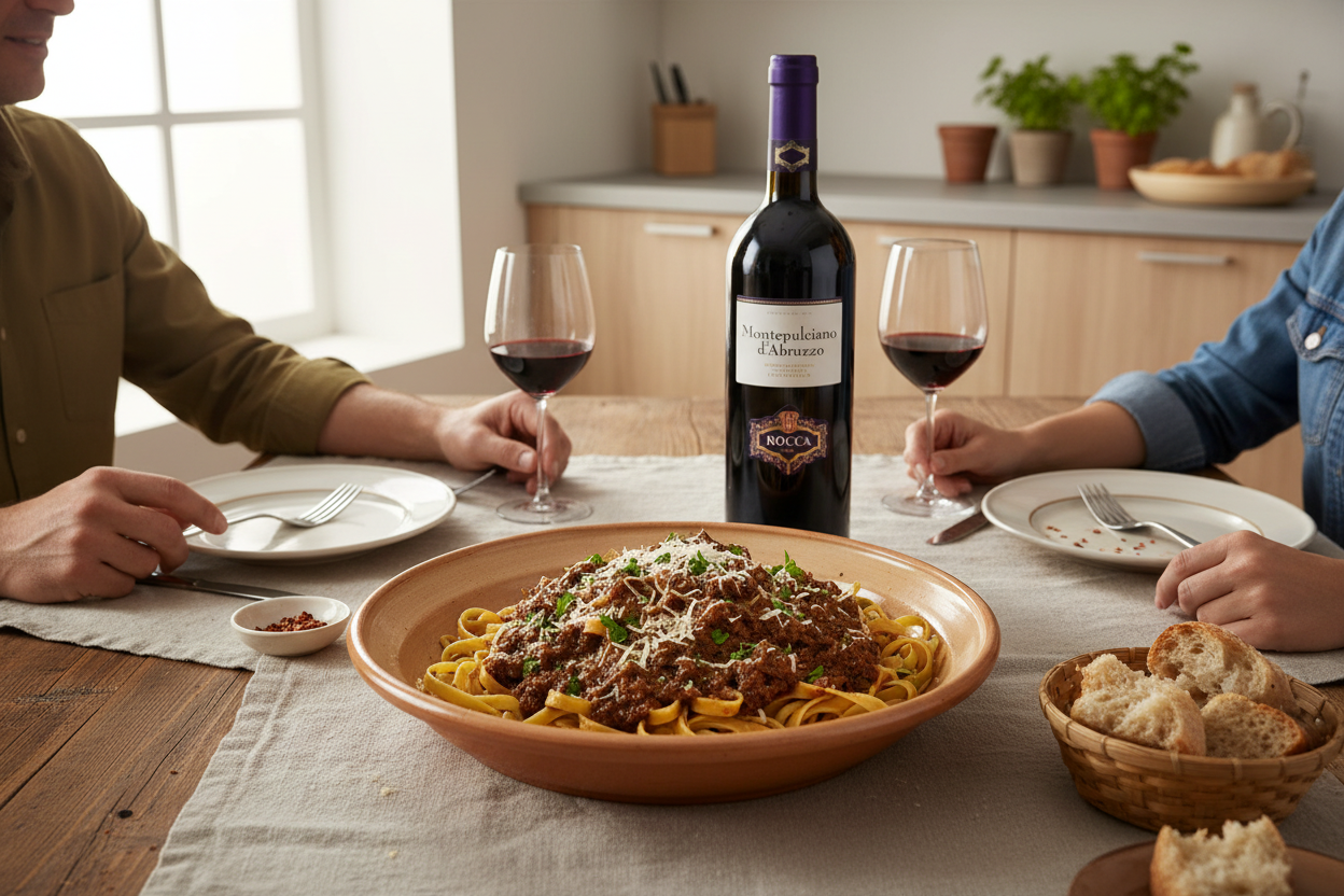 Pasta con ragú
