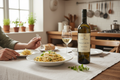 Pasta con salsa blanca
