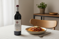 Pasta con salsa roja con Baron Herzog Cabernet Sauvignon