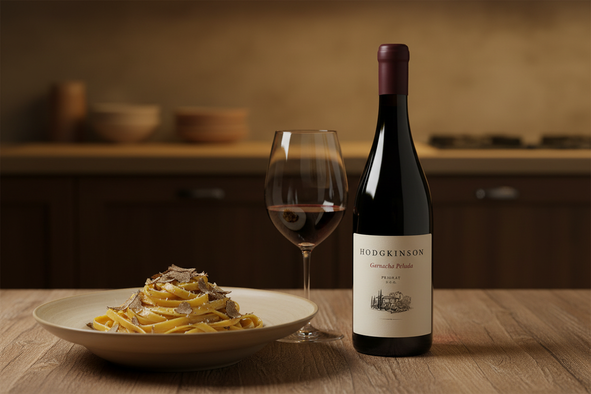 Pasta con trufa negra