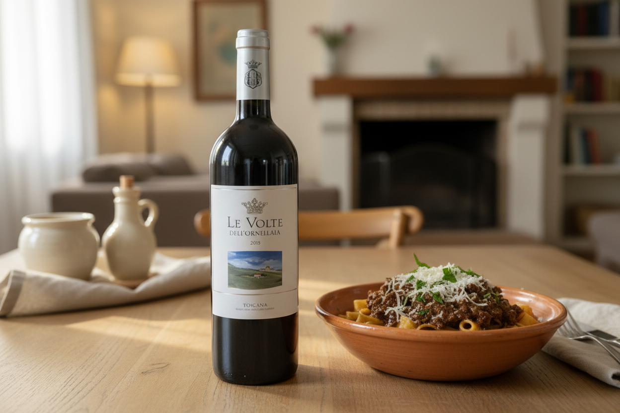 Pasta ragú de jabalí con Le Volte