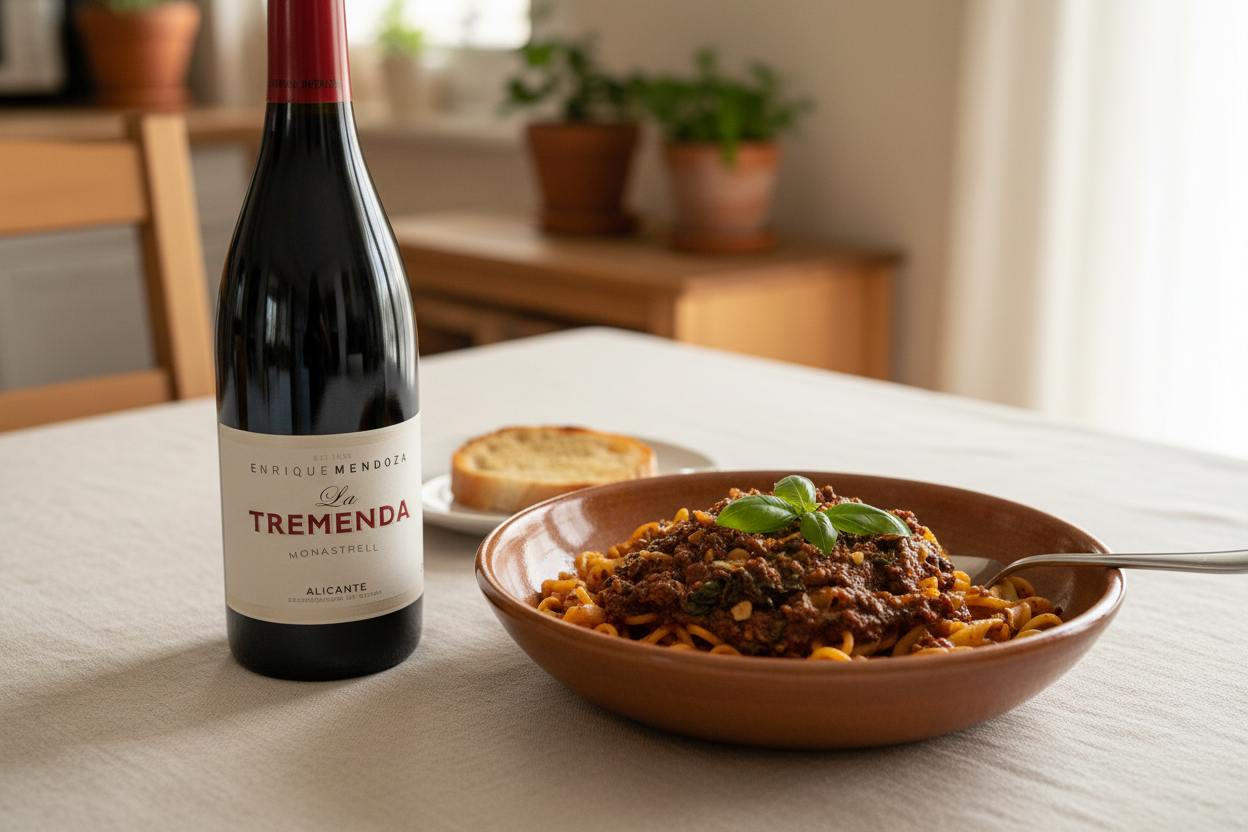 Pasta tomate intenso con La Tremenda 2023
