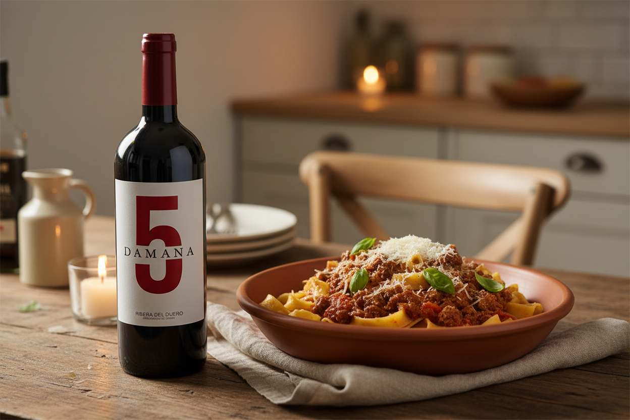Pastas al ragú con Damana 5 2022