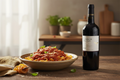 Pastas con salsas rojas — Merlot Selección Chile