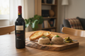 Patés con Ben Ami Zamora Cabernet Semi-Sweet