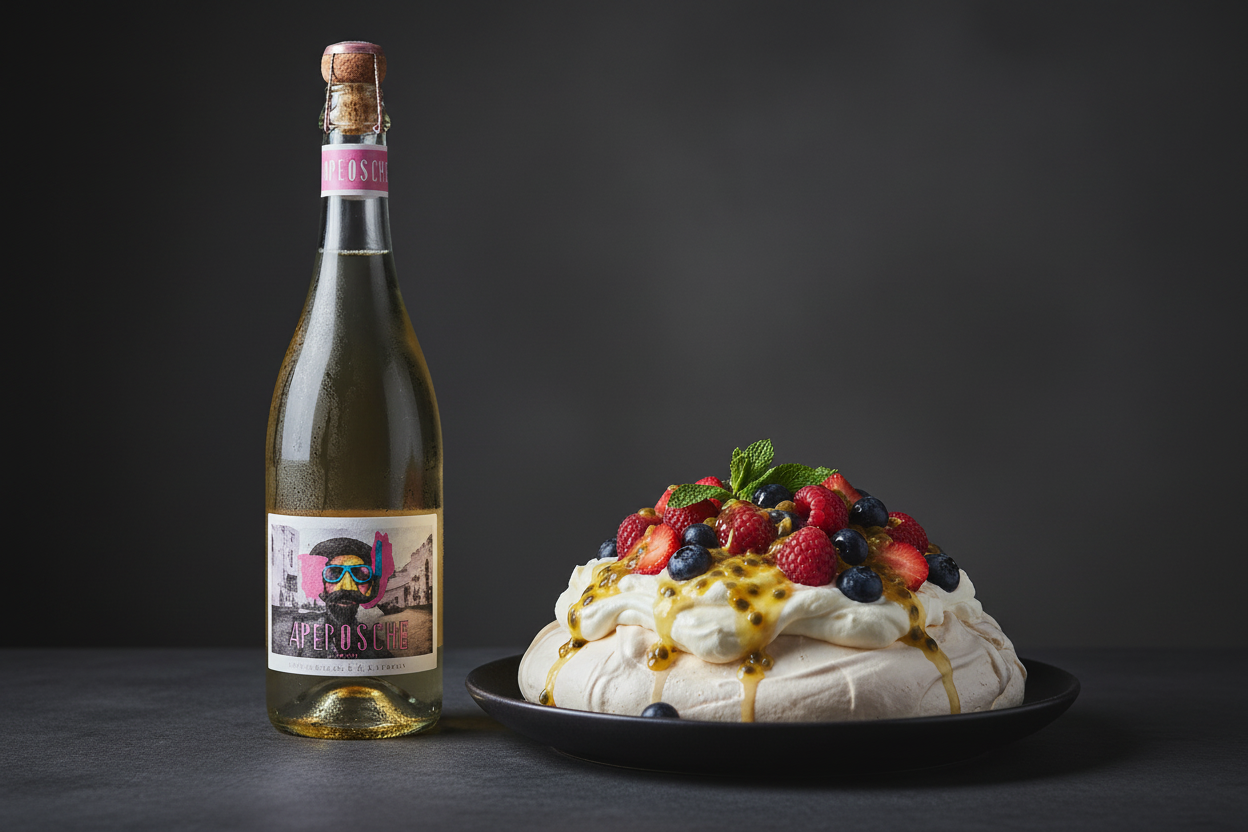 Pavlova con espumoso