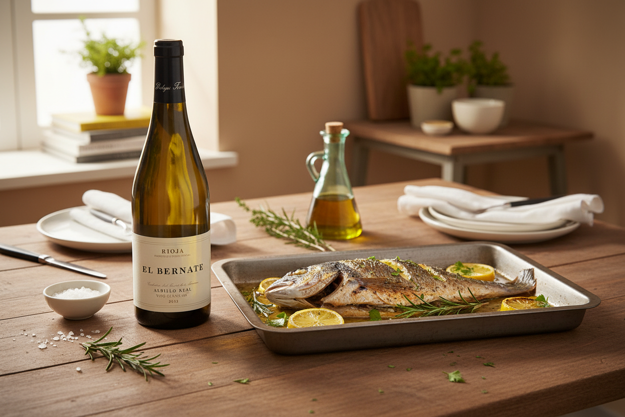 Pescados al horno con El Bernate 2022