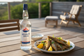 Pescados fritos con Arak Alouf