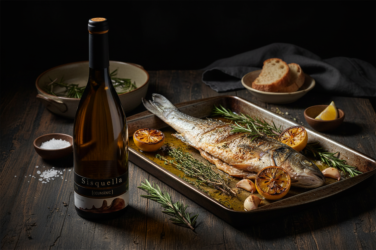 Pescados grasos al horno con Sisquella