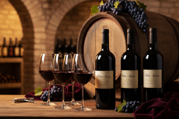 Petite Syrah con vinos