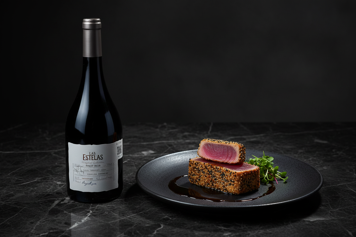 Pinot Noir con Atún