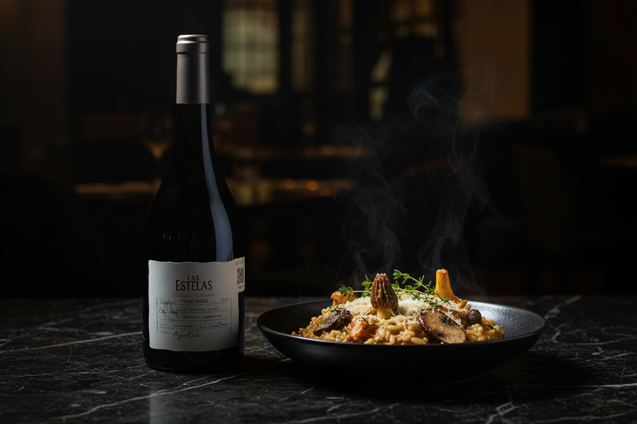 Pinot Noir con Risotto