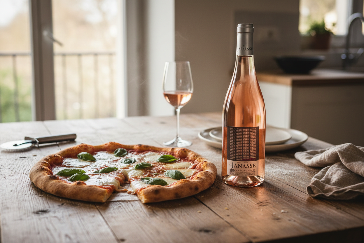Pizza Margherita con La Janasse