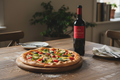 Pizza vegetales asados