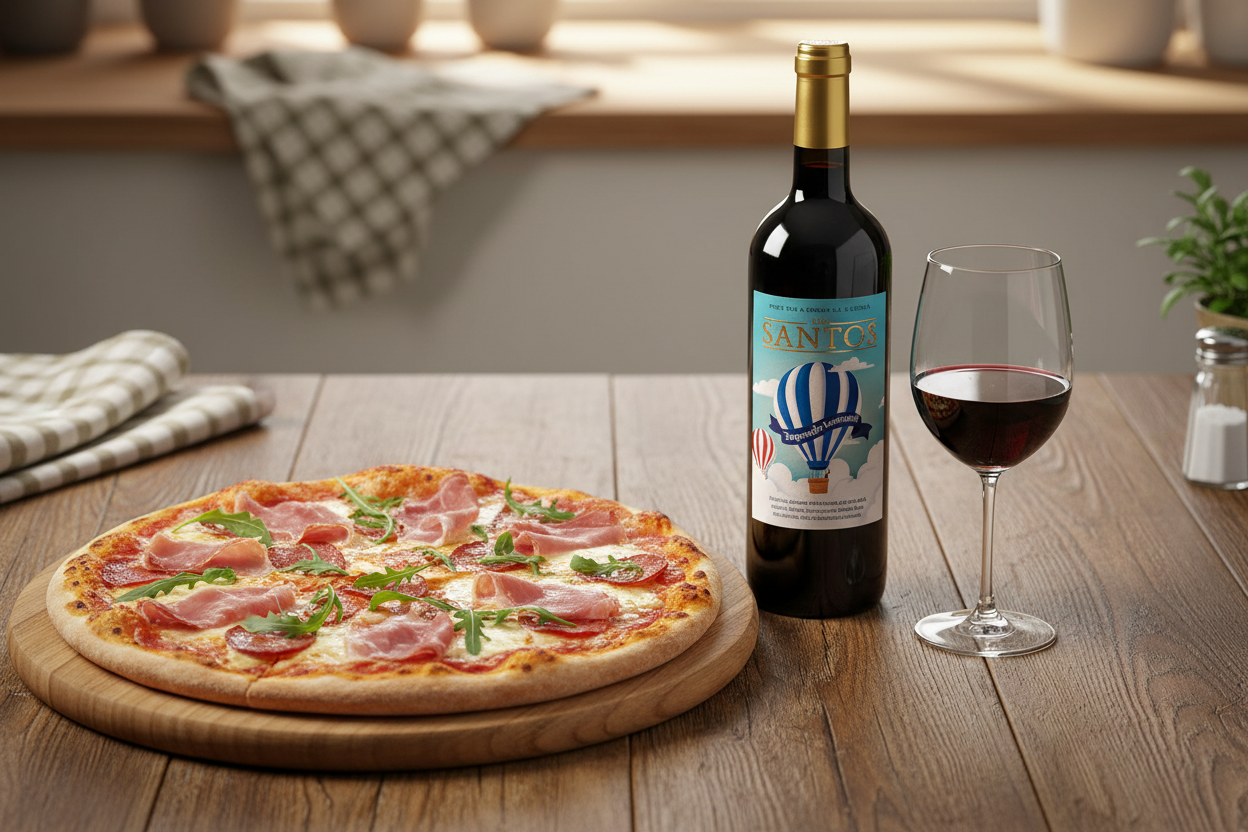 Pizzas de carnes frías