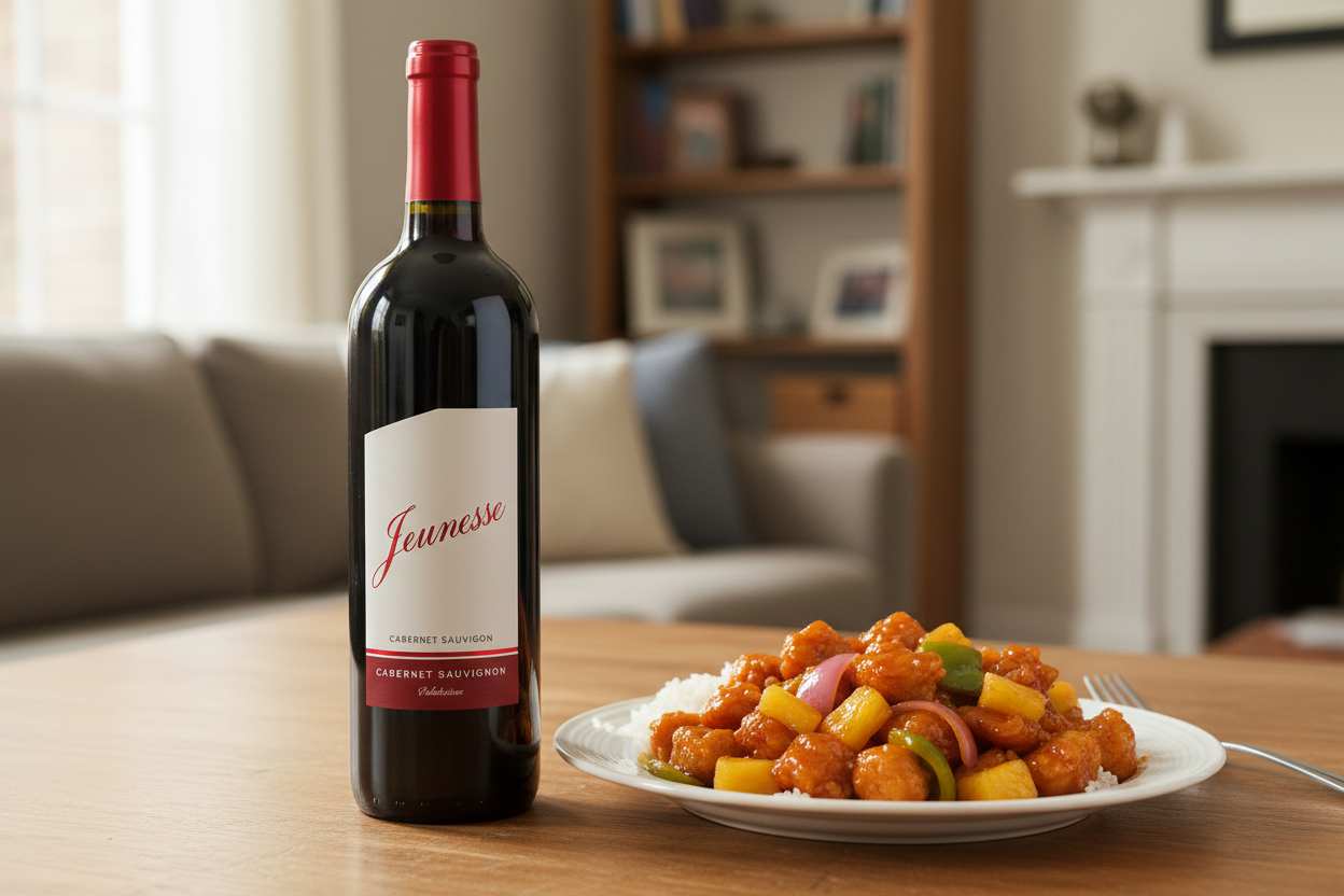Platos agridulces con Baron Herzog Jeunesse Cabernet Sauvignon