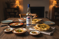 Platos especiados con Arak Alouf