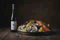 Pluma Alvarinho con mariscos