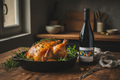 Pollo asado a las finas hierbas con Chinon 2024