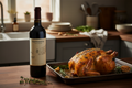 Pollo asado con hierbas provenzales