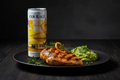 Pollo con cítricos y guacamole con Chardonnay Courage