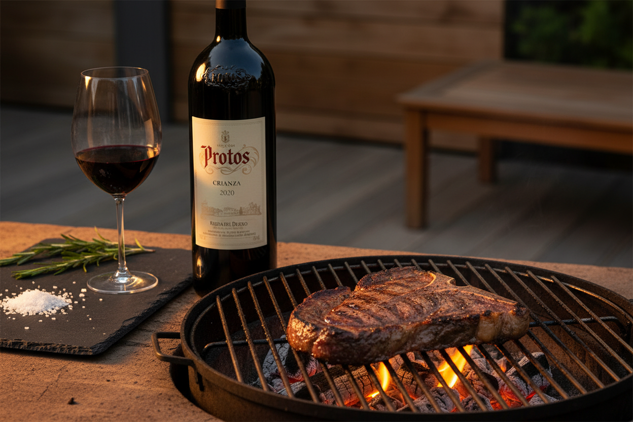 Porterhouse al carbón