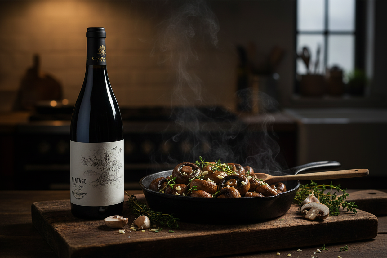 Portobello con Vantage Pinotage