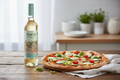 Portuga Blanco con pizza de vegetales