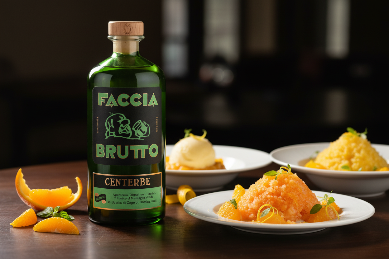 Postres cítricos con Amaro Centerbe
