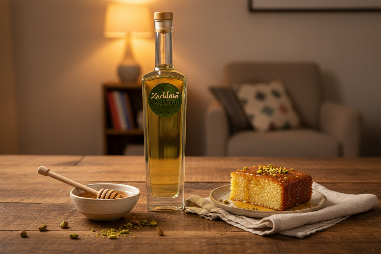 Postres de miel con Zachlawi Pistachio