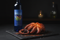 Pulpo a las brasas con Mezcal Ticony