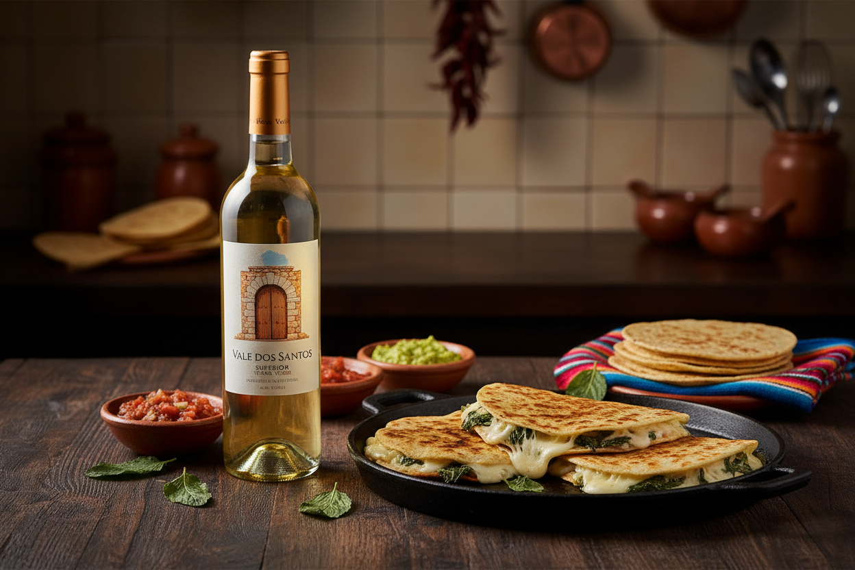 Quesadillas con epazote con Superior