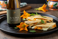 Quesadillas de flor de calabaza con Terra de Aytona