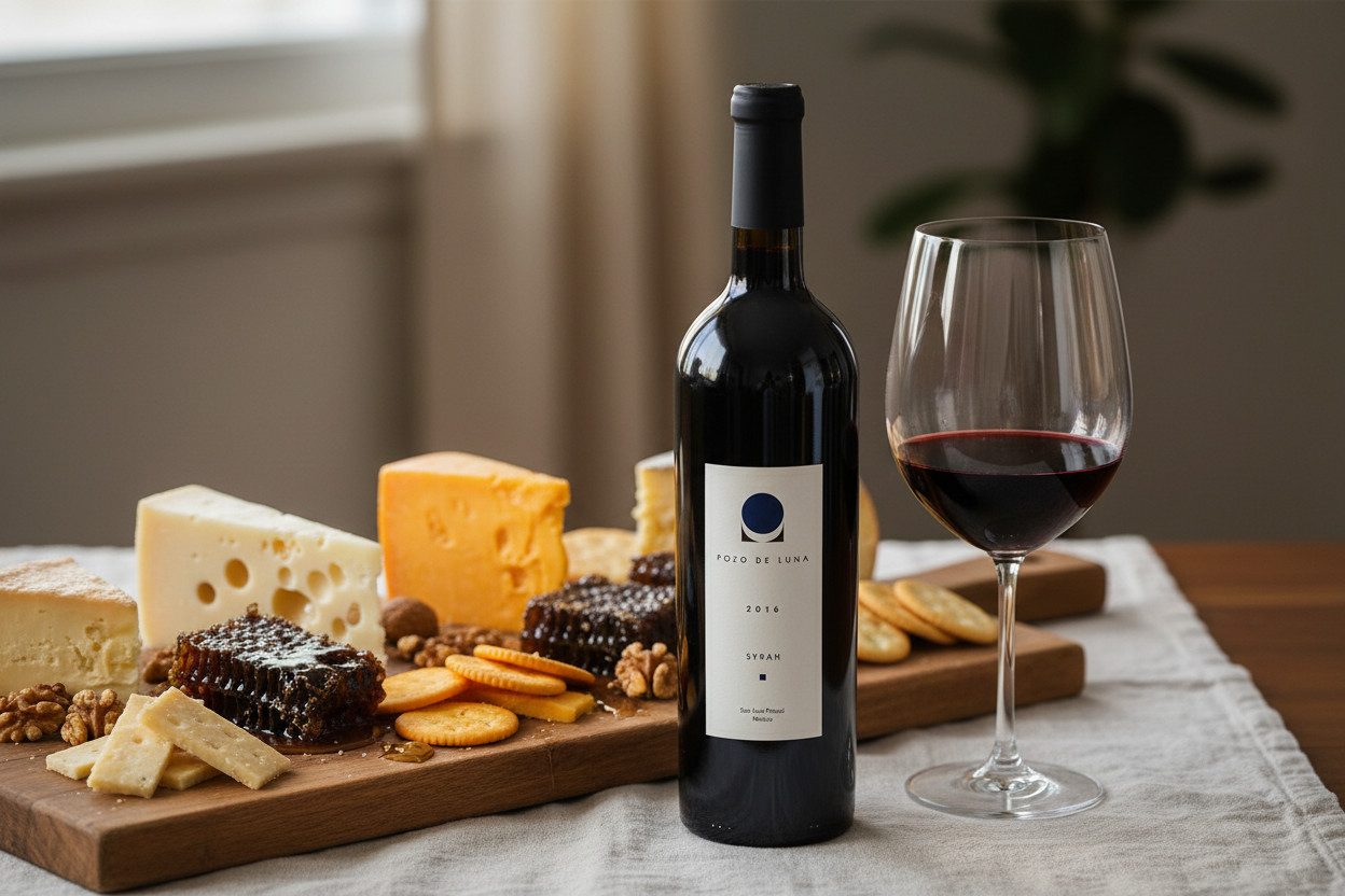 Quesos con Pozo de Luna Syrah