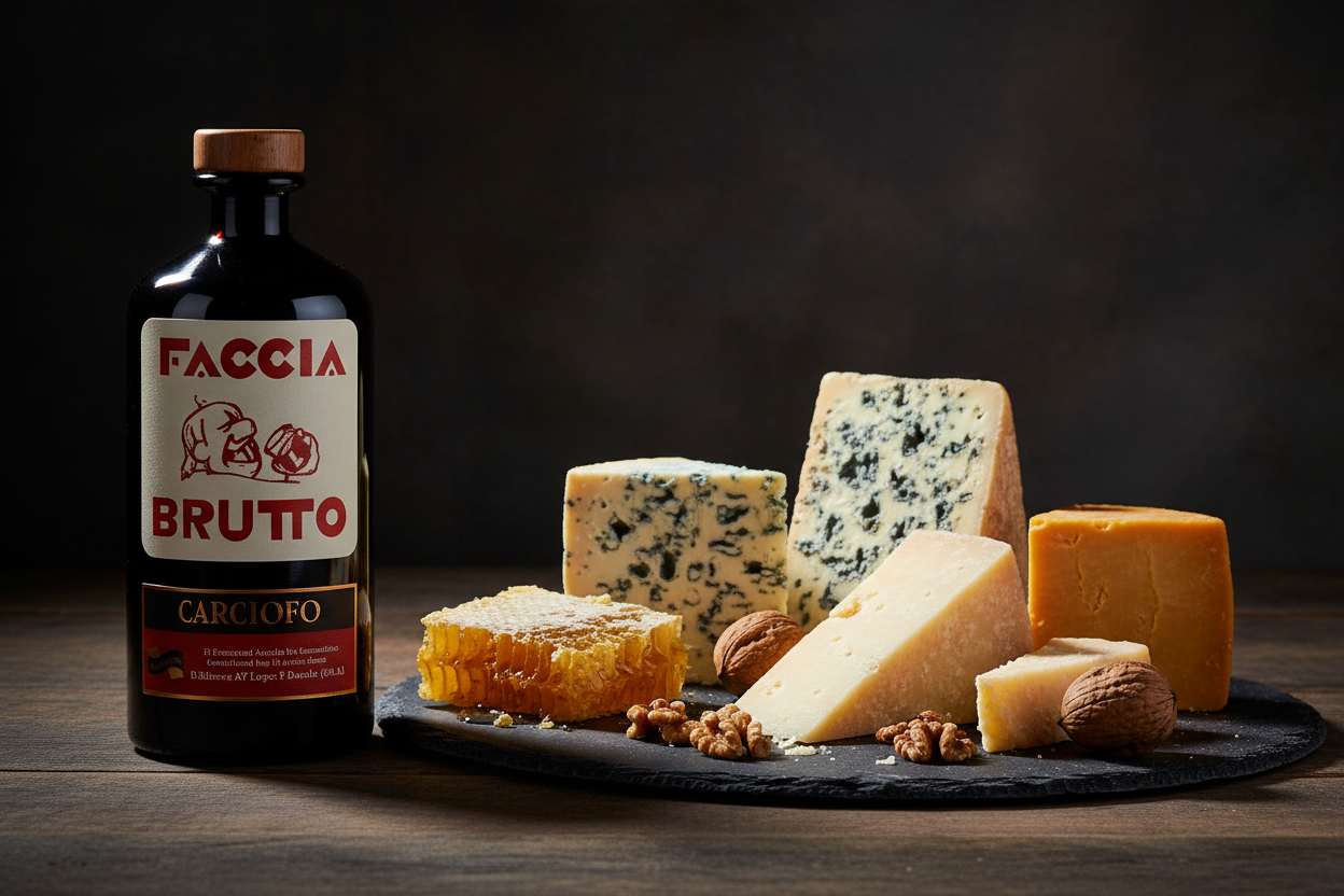 Quesos intensos con Amaro Carciofo