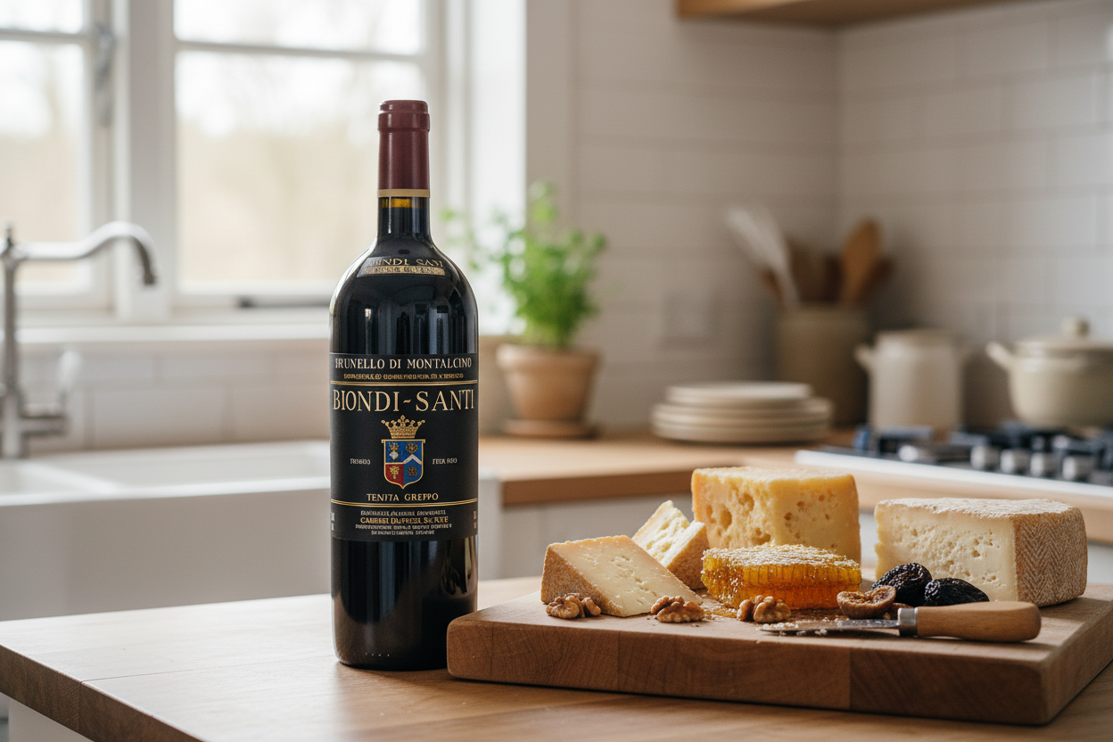 Quesos maduros con Riserva Magnum 2016