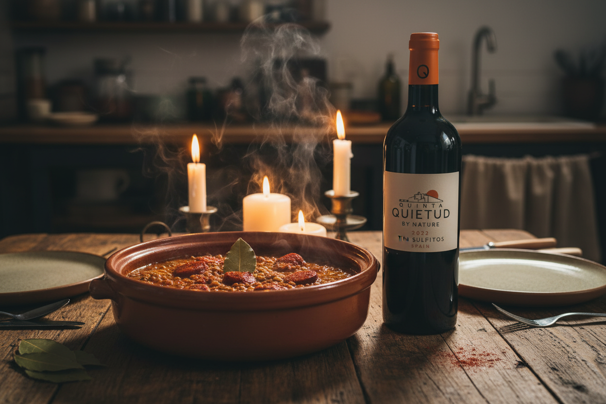 Quietud By Nature con Lentejas y Chorizo