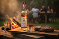 Rib-eye a las brasas con Mezcal Tribal Ensamble