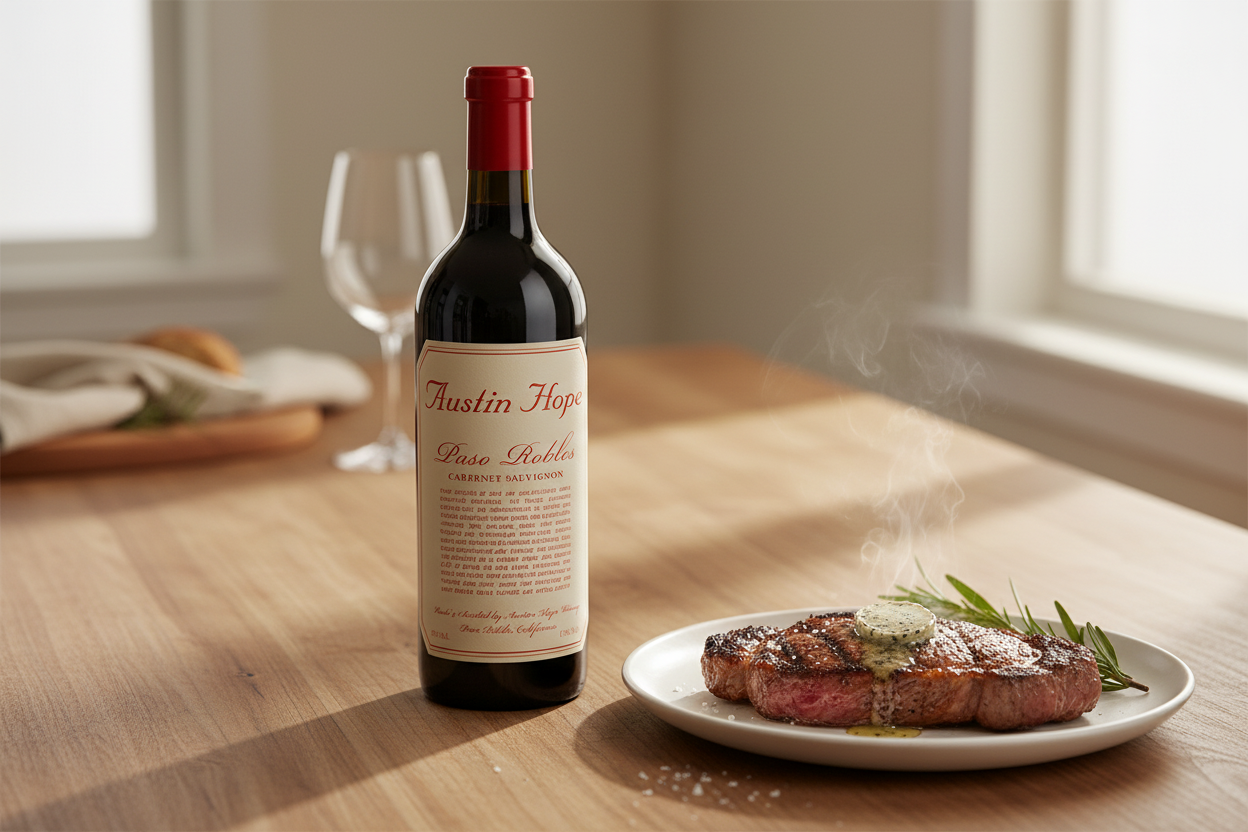 Rib Eye con mantequilla de trufa