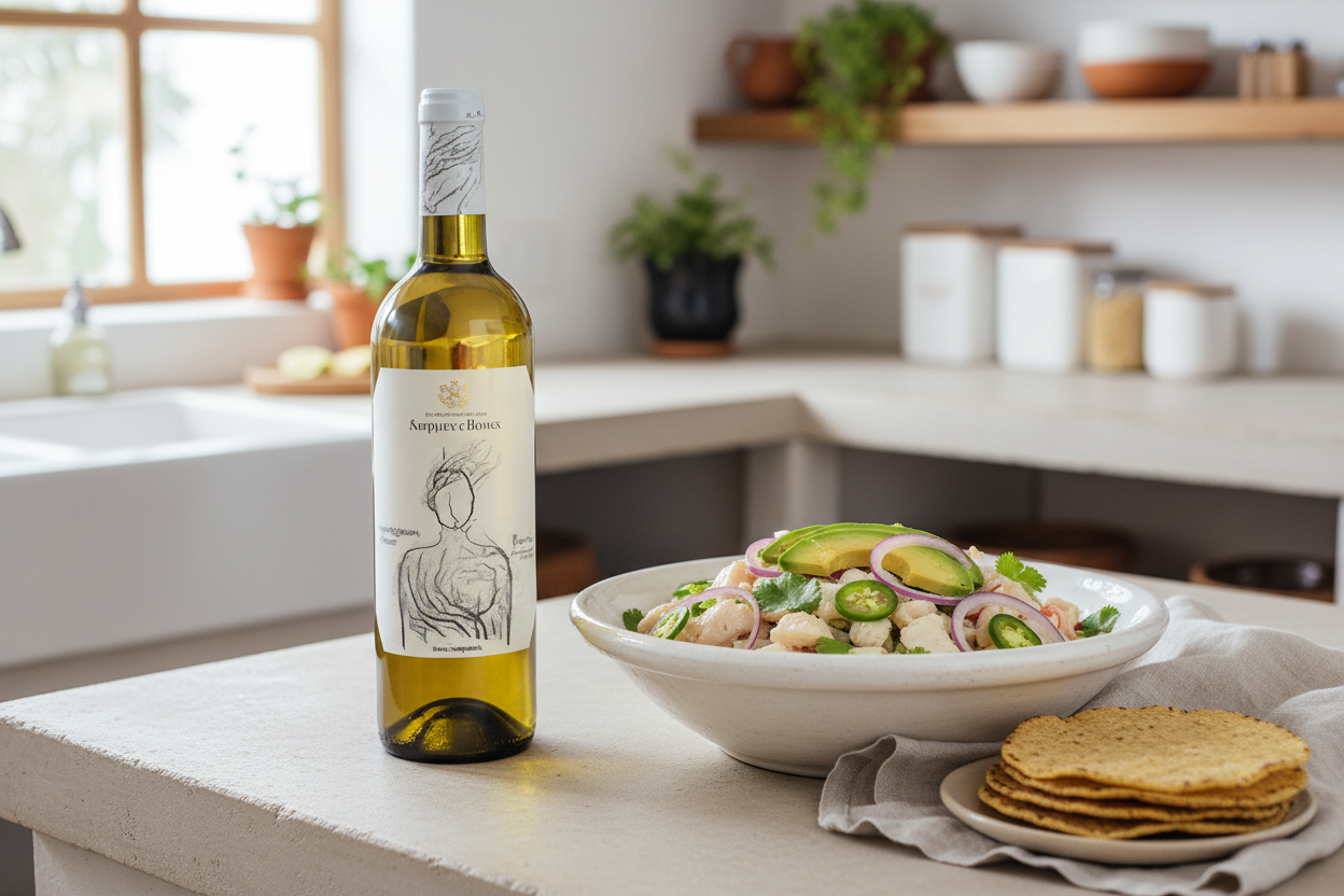 Riscal Sauvignon Blanc Orgánico Ceviche