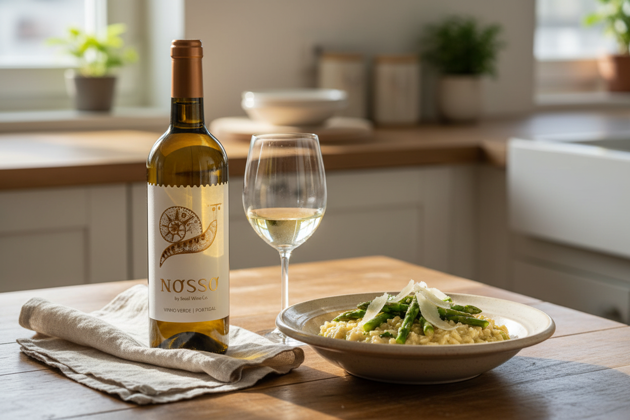 Risotto de espárragos