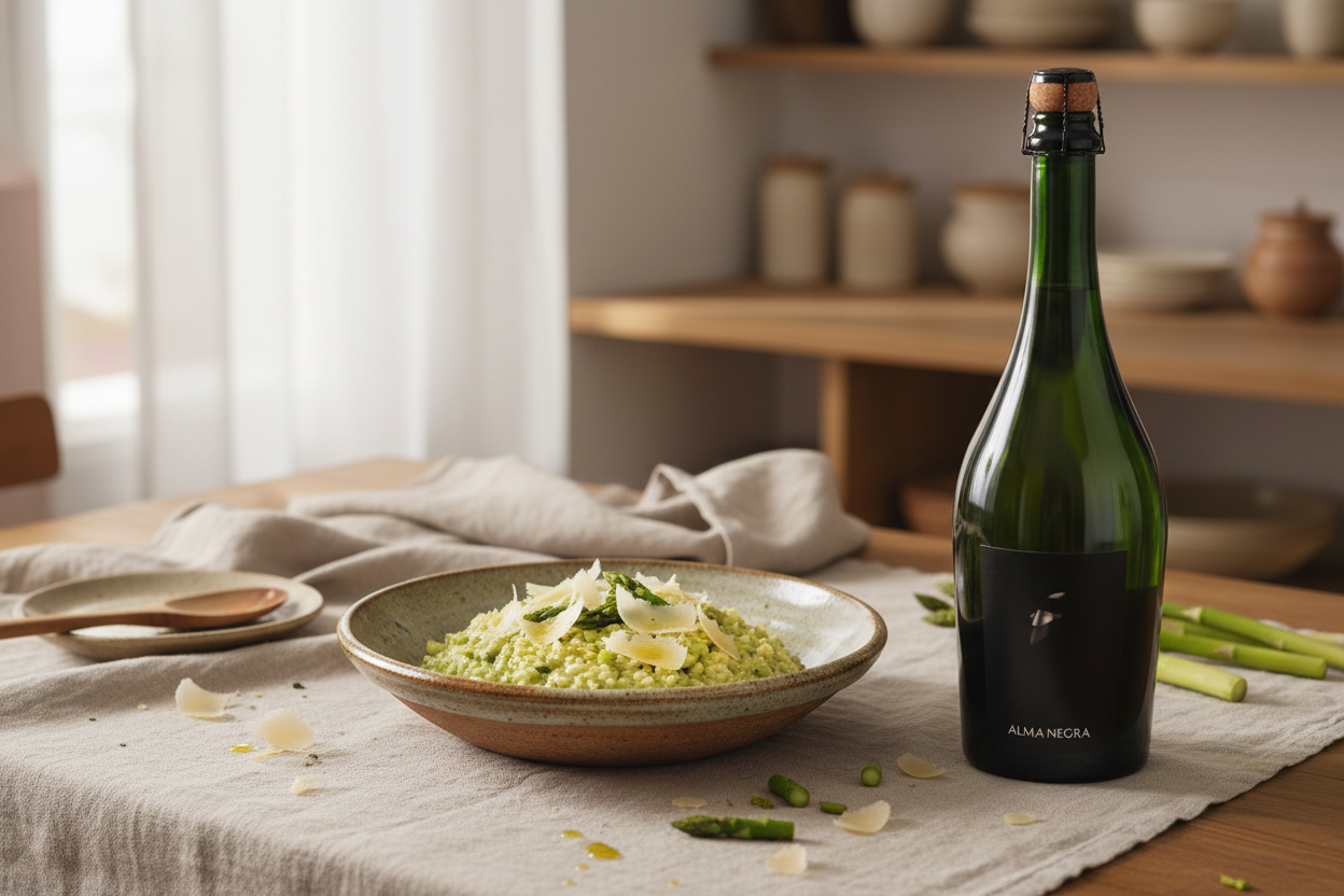 Risotto de espárragos